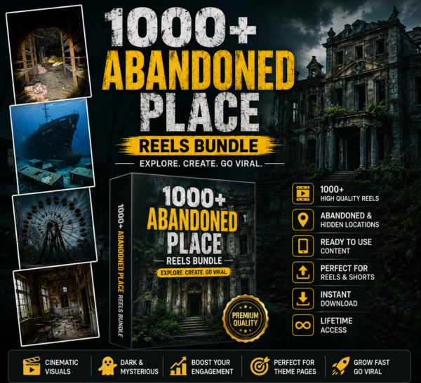 1000+ Abandoned Place Reels Bundle