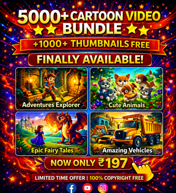 5000+ Hindi Cartoon Video Bundle