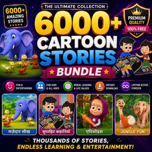 6000+ Hindi Cartoon Video Bundle