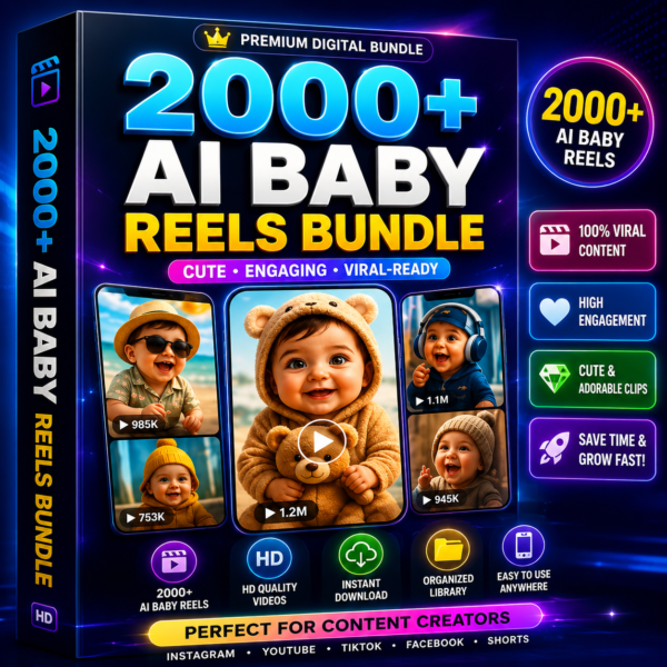 2000+ AI Baby Reels Bundle