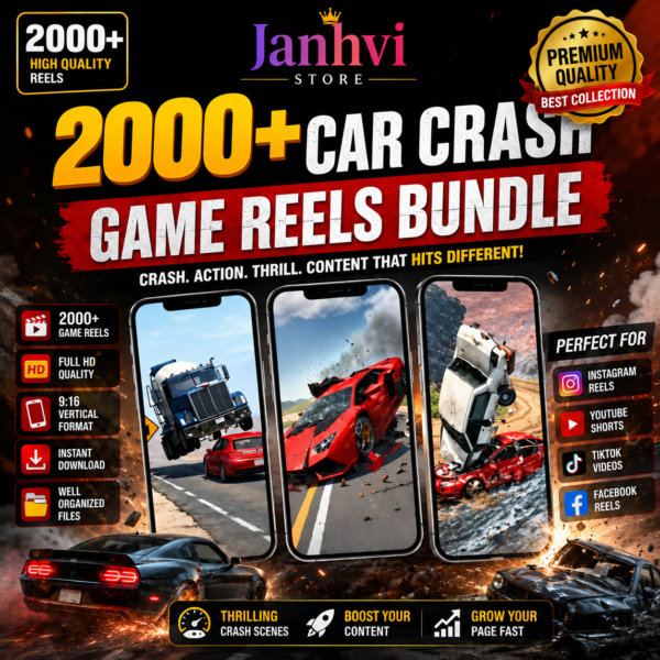 2000+ Car Crash Game Reels Bundle