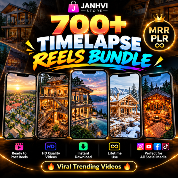 700+ Time Lapse Reels Bundle